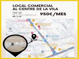 Alquiler local comercial, 177.00 m², Centre