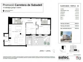 Piso, 91.00 m², nou, Carretera de Sabadell, 51