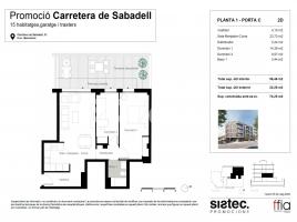 Pis, 75.00 m², جديد, Carretera de Sabadell, 51