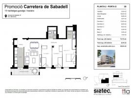 Flat, 91.00 m², new, Carretera de Sabadell, 51