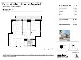 Pis, 63.00 m², 新, Carretera de Sabadell, 51