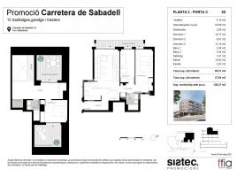 Obra nueva - Piso en, 127.00 m², nuevo, Carretera de Sabadell, 51