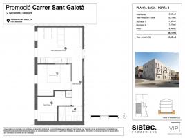 Flat, 57.00 m², new, Calle de Sant Gaietà, 2