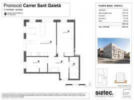 Flat, 65.00 m², new, Calle de Sant Gaietà, 2