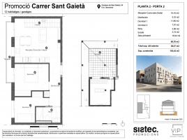 Obra nueva - Piso en, 104.00 m², nuevo, Calle de Sant Gaietà, 2
