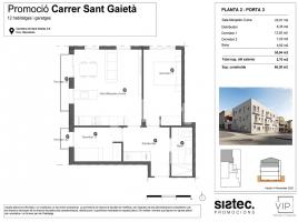 Obra nueva - Piso en, 65.00 m², nuevo, Calle de Sant Gaietà, 2