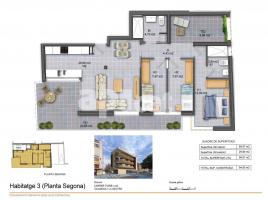 البناء الجديد - Pis في, 94.90 m², حافلة قرب والقطار, جديد, Centre Vila - La Geltrú