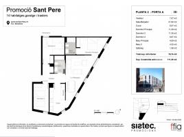 Flat, 112.00 m², new, Calle de Sant Pere, 81