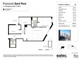 Obra nueva - Piso en, 92.00 m², nuevo, Calle de Sant Pere, 81