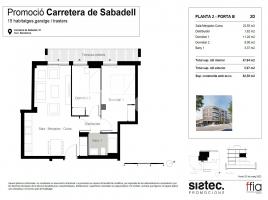 Piso, 63.00 m², nuevo, Carretera de Sabadell, 51