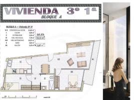 New home - Flat in, 58.00 m², near bus and train, new, Plaza de Trafalgar