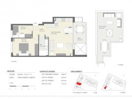 Квартиры, 58.69 m²